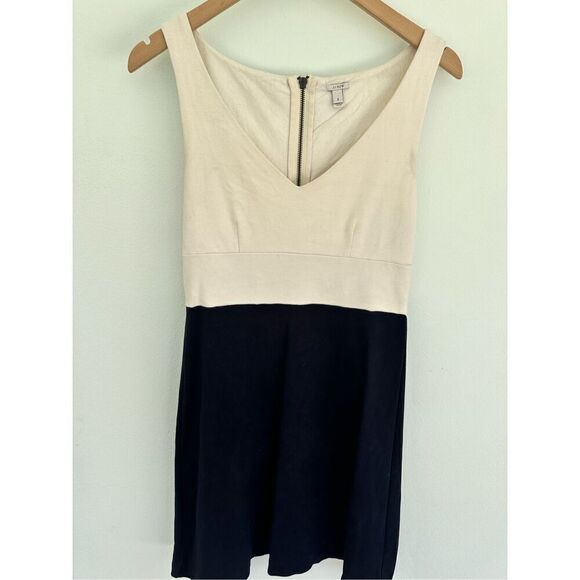 J. Crew white and blue dress, size 0 - Picture 1 of 5